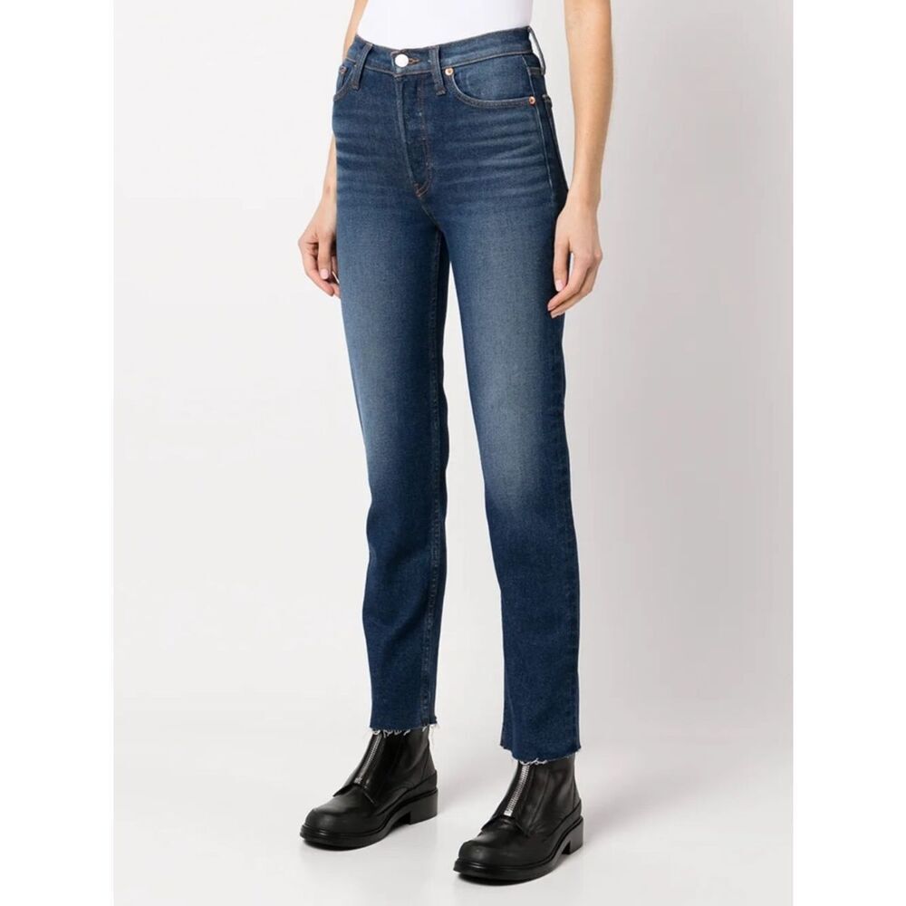 Re/Done Stovepipe Jeans True Indigo 28